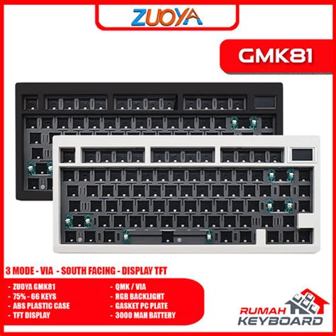 Promo Mechanical Keyboard Zuoya Gmk South Rgb Tft Display