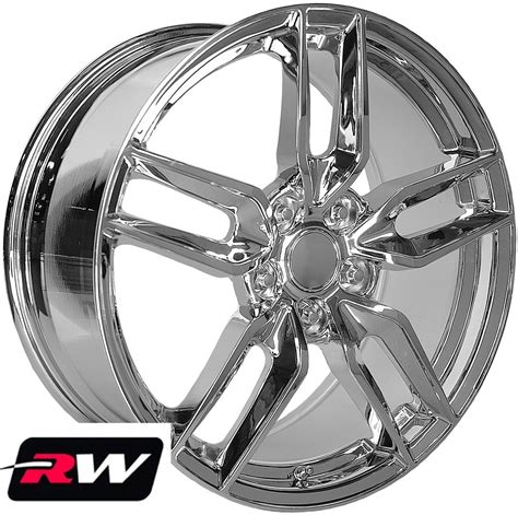 17 18 Inch Chevy Corvette C7 Z51 OE Factory Replica Wheels Chrome