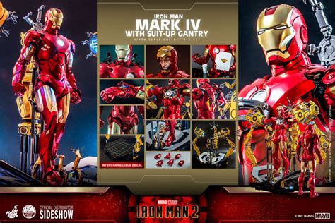 Hot Toys Iron Man Mark Iv With Suit Up Gantry Scale Figure The Toys Time Forgot