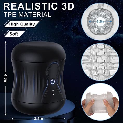 Male Masturbater Automatic Telescopic Cup Men Oral Sex Toy Masterbator Handsfree Ebay
