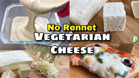 Vegetarian Homemade Cheese No Rennet Processed Cheese Recipe