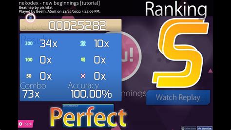 Osu Nexodex New Beginnings Osu Tutorial Ss Perfect Youtube