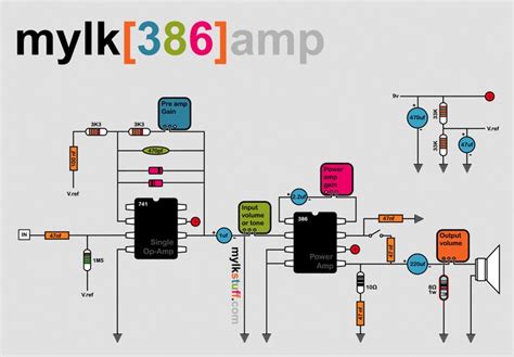 Mylk[386] Amp Diy Guitar Amp Electronic Circuit Design Electronics Projects Diy