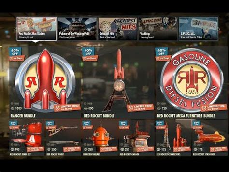 Fuel Your Style With Fallout Red Rocket Bundles Youtube