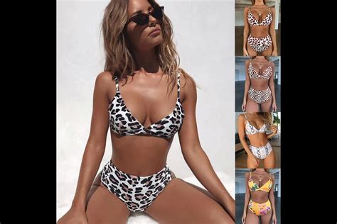 Leopard Snake High Waist Women Bikini Buy Leopard Bikini High Waist Women Bikini Snake