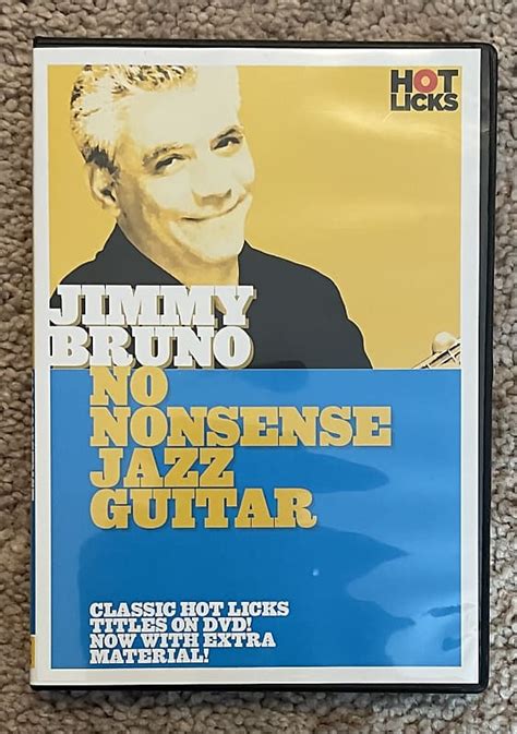 Hot Licks Jimmy Bruno No Nonsense Jazz Guitar DVD Book Reverb