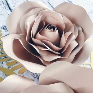 NUDE PAPER FLOWERS Nursery Girl Wall Decor Etsy