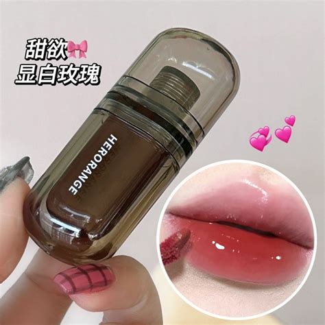 Hot Son Bóng Màu Nude Nhạt Mềm Mượt Nuôi Dưỡng Môi Căng mọng gợi cảm