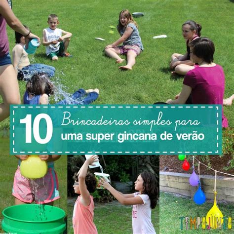 10 Ideias Para Gincana Nas Férias De Verão Brincadeiras De