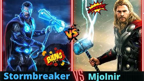 Stormbreaker Vs Mjolnir Who Is More Powerful Shorts Mcu Septjan