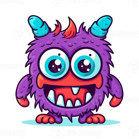 Cute Doodle Monster Clipart 27251043 Png