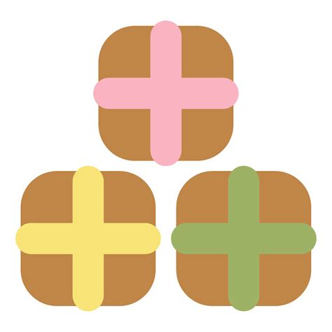 Hot Cross Bun Icon For Web App Infographic Etc 41320087 Vector Art At Vecteezy