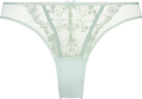 Hunkemöller Dames Lingerie Brazilian Lillia Groen maat XS bol