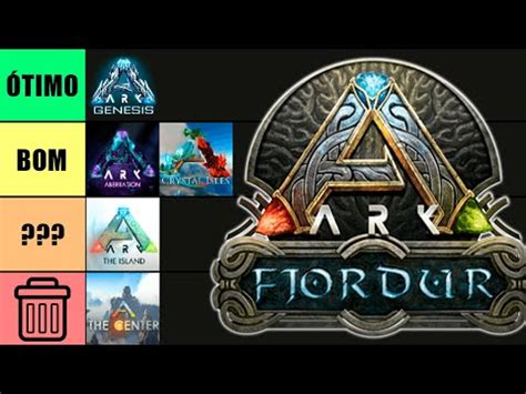 Tier List COMPLETA Dos MAPAS Do ARK Survival Evolved 2022 YouTube