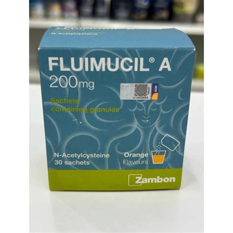 Fluimucil N Acetylcysteine 100mg Oral Solution200mg Granules Sachets
