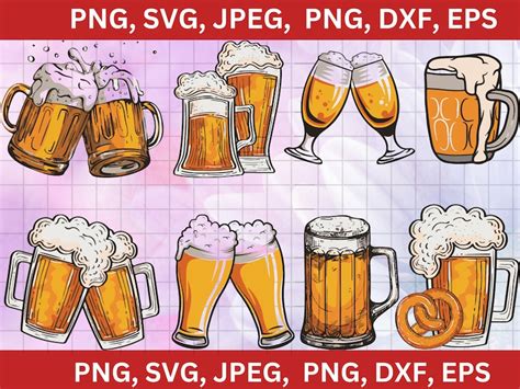 Beer Cheers Svg Beer Mug Svg Beer Glass Svg Beer Svg Etsy