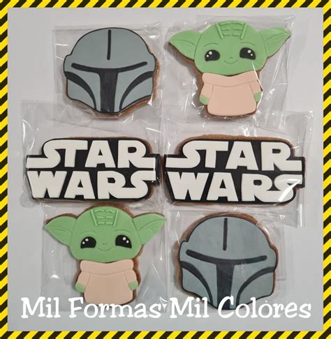 The Mandalorian Cookies By Mil Formas Mil Colores Star Wars Party