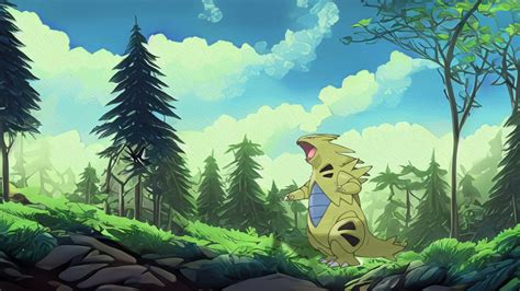 Tyranitar Pokémon Wallpaper in 4K for mobile and desktop Free download