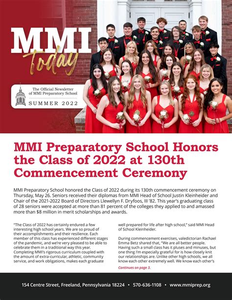 Summer 2022 Newsletter By MMI Prep Issuu