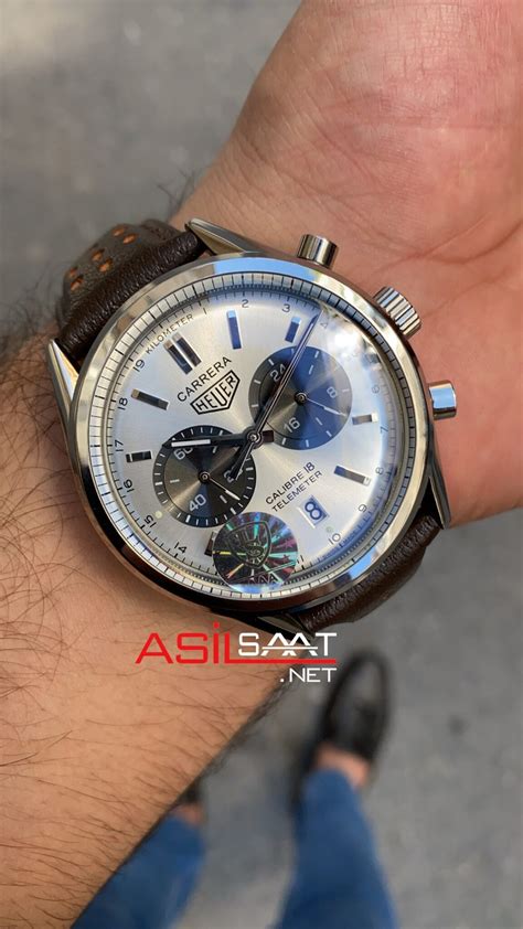 Tag Heuer Carrera Telemeter Car A Beyaz Kadran