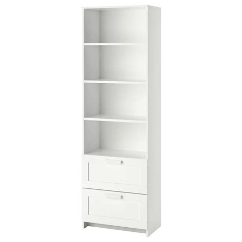 Стеллаж с 2 ящиками - IKEA BRIMNES, 60х190 см, белый, БРИМНЕС ИКЕА за ...