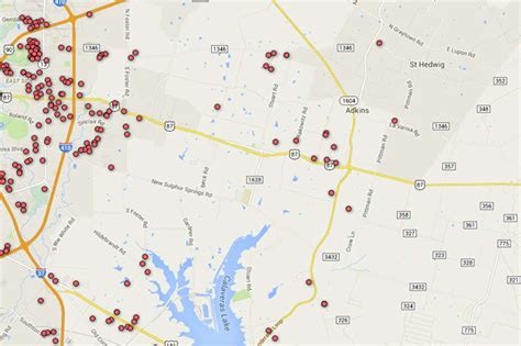 Registered Sex Offender Map Of San Antonio Area ZIP Codes San Antonio Express News