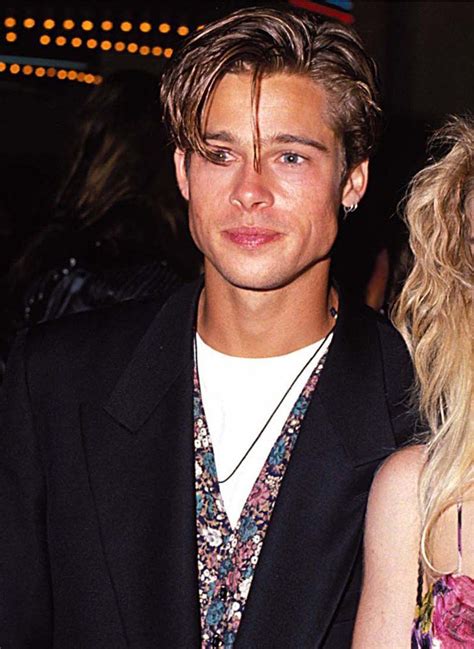 Brad Pitt And His Hair Just Keeps Getting Hotter With Age Brad Pitt Haircut Brad Pitt