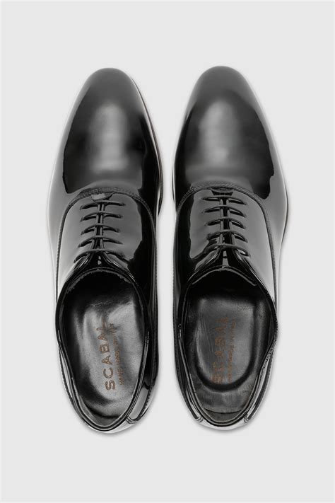 Scabal Black Oxford Evening Shoes