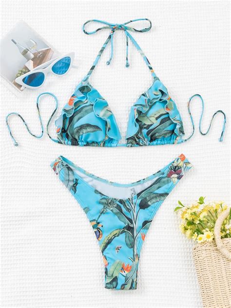 Shein Bikini Con Estampado Vezia