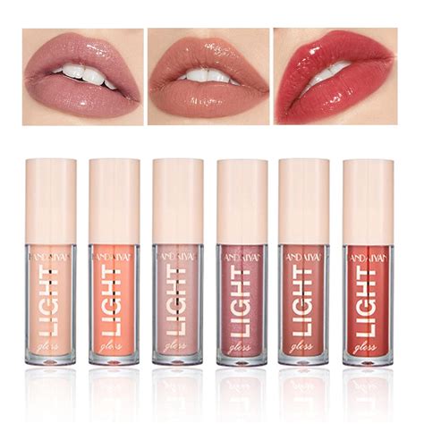 Buy HANDAIYAN Light Gloss Lipstick Collection 6 Shades Of Nude Lip Gloss Clear Lip Gloss And