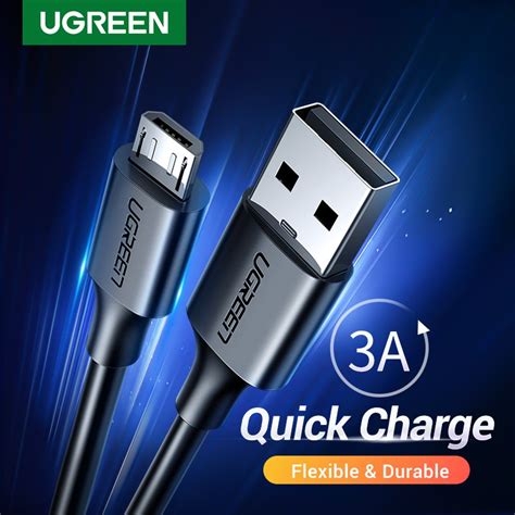 Ugreen Micro Usb Cable Usb A Male To Micro B Sync Charging Cable