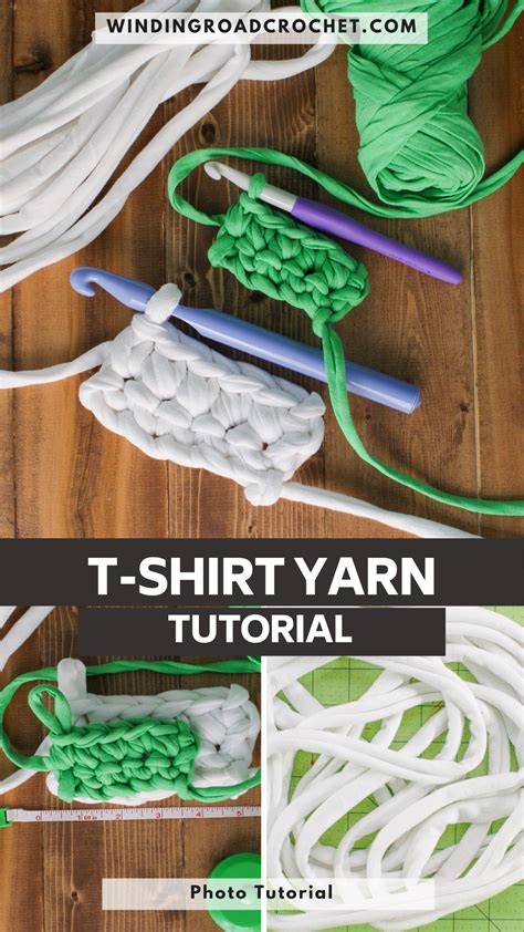 Thick T Shirt Yarn Photo Tutorial And Video Tutorial Winding Road