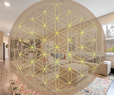 3 Bonnes raisons de mettre une fleur de vie dans une maison - La Jument ...