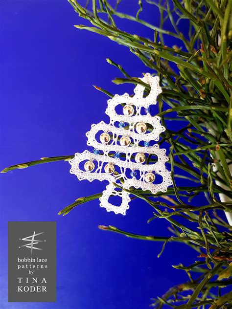 Digital Bobbin Lace Pattern Small Christmas Tree Etsy