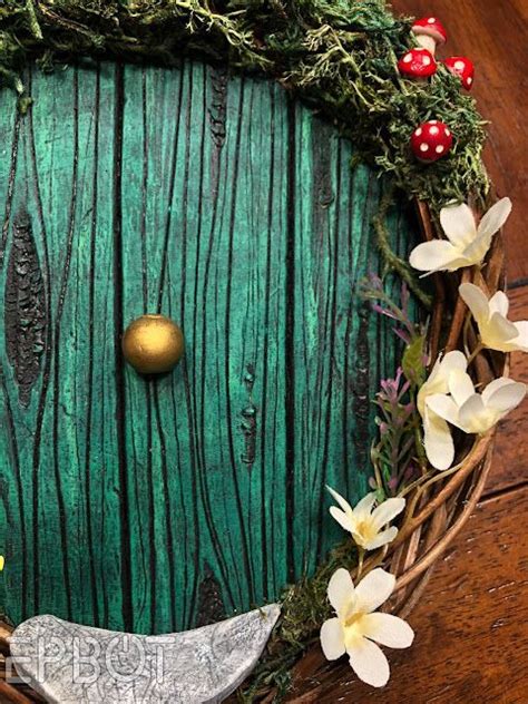 EPBOT New Dollar Tree DIY Hobbit Door Wreaths Hobbit Door Dollar