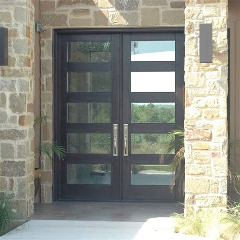 GID Thermal Break Iron French Door with Triple Pane Glass Thick Frame
