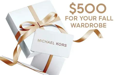 Win Gift Card With Michael Kors