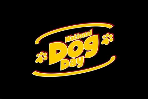 National Dog Day Background Template Holiday Concept 26187508 Vector