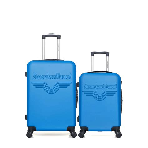 American Travel Lot De Valise Weekend Et Valise Cabine Chelsea