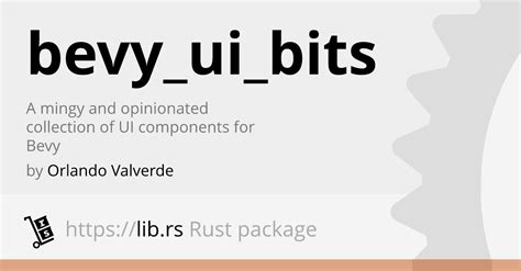 Bevy Ui Bits Rust Game Dev Lib Rs