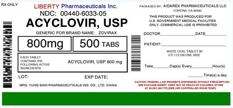 Acyclovir Tablets Fda Prescribing Information Side Effects And Uses