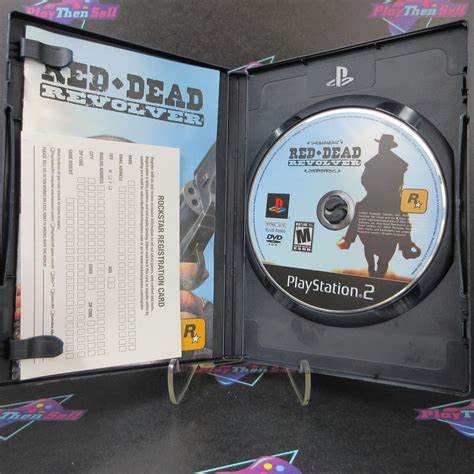 Red Dead Revolver Ps2 Playstation 2 Reg Card Complete Cib