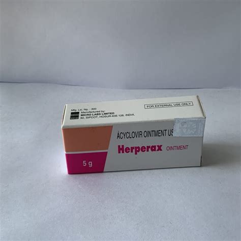 Herperax Ointment G Sukitha Pharmacy Clinic Pvt Ltd