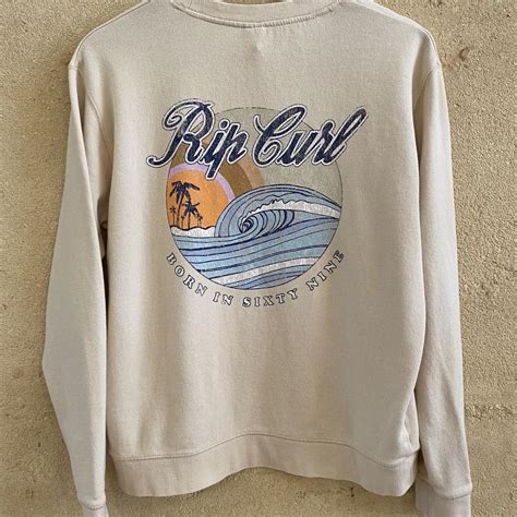 Nude In Colour Born In Sixty Nine Ripcurl Jumper Depop