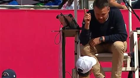 Tennis star and umpire loudly booed by crowd after 'disastrous' call ...