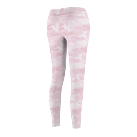 Nude Pink Women S Favorite Casual Army Print Leggings Etsy