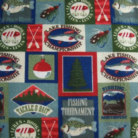 Fishing Fabric Etsy
