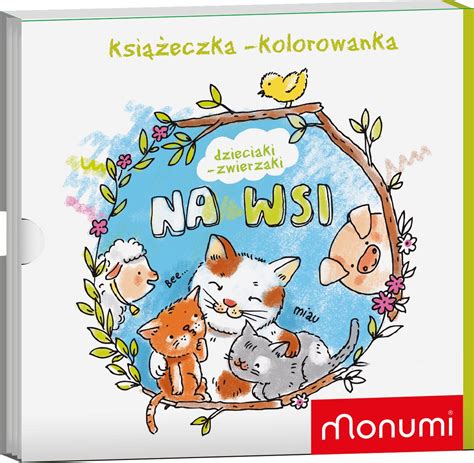 Monumi KSIĄŻECZKA HARMONIJKA Zwierzaki na wsi Edukacyjna