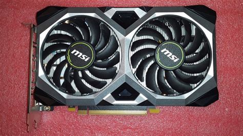 MSI NVIDIA GeForce GTX 1660 VENTUS XS 6G OC 6GB GDDR5 dual-fan PCI-E ...