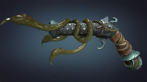 Snake Pistol 3d Model Turbosquid 2099728